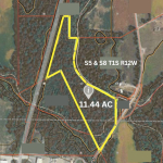 11.44 Acres Wooded Land on IL Rt 1 – S5 and S8 T1S R12W